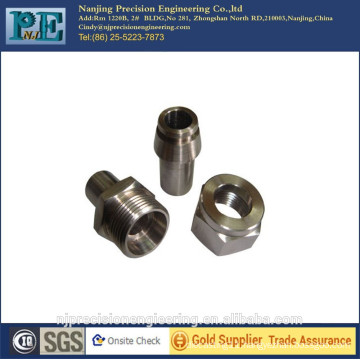 Precision cnc machining stainless steel pipe joint